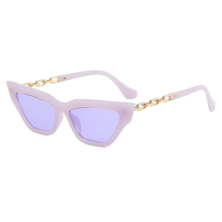 Women Trendy Sunglasses with Exclusive Chain Details Kalsten