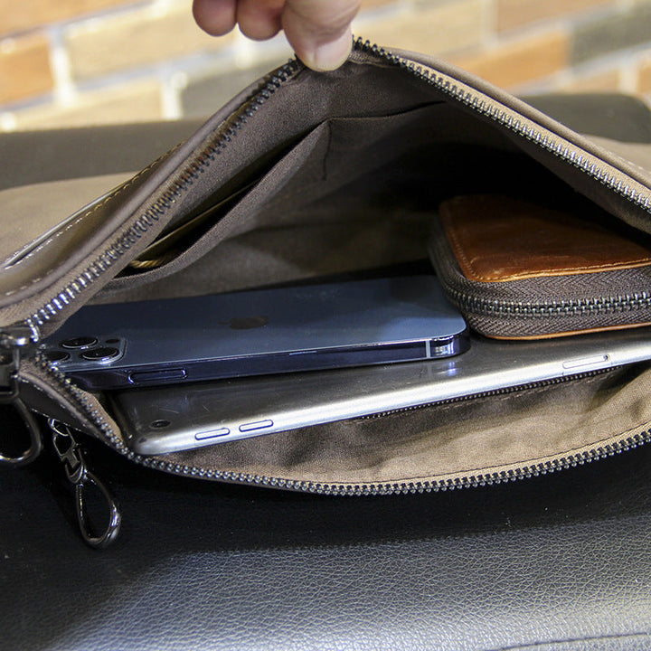 Elegant Clutch Made of High-Quality Faux Leather Kalsten