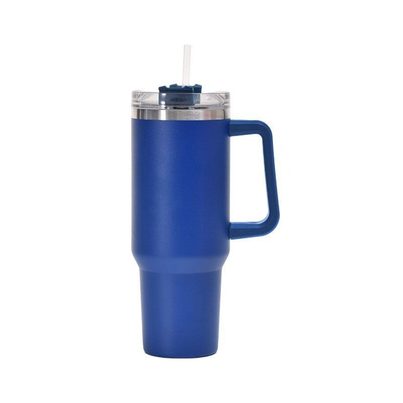 Women's Insulated Drinking Cup with Handle and Straw Kalsten