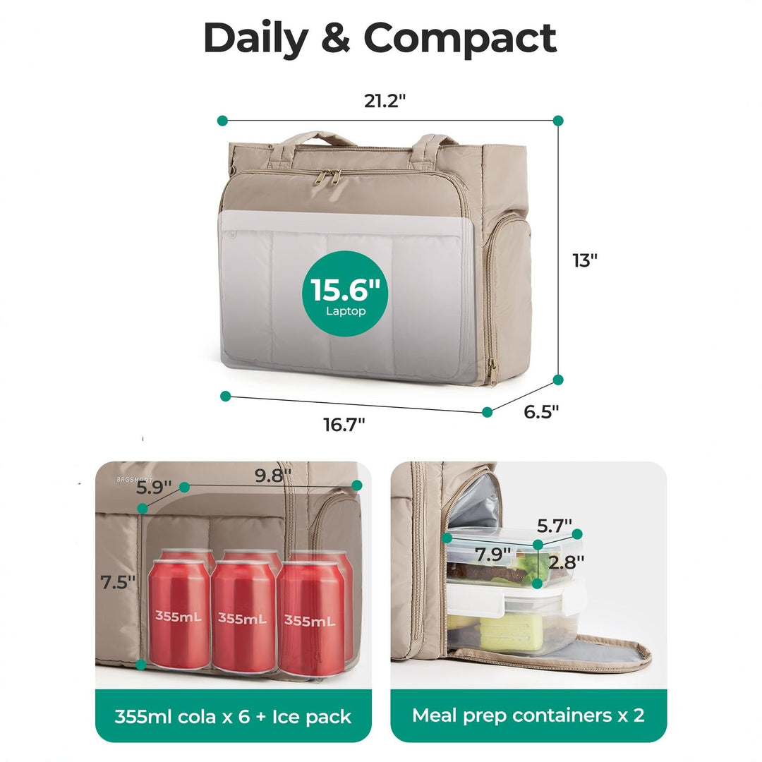 Insulated lunch bag with practical compartment system Kalsten