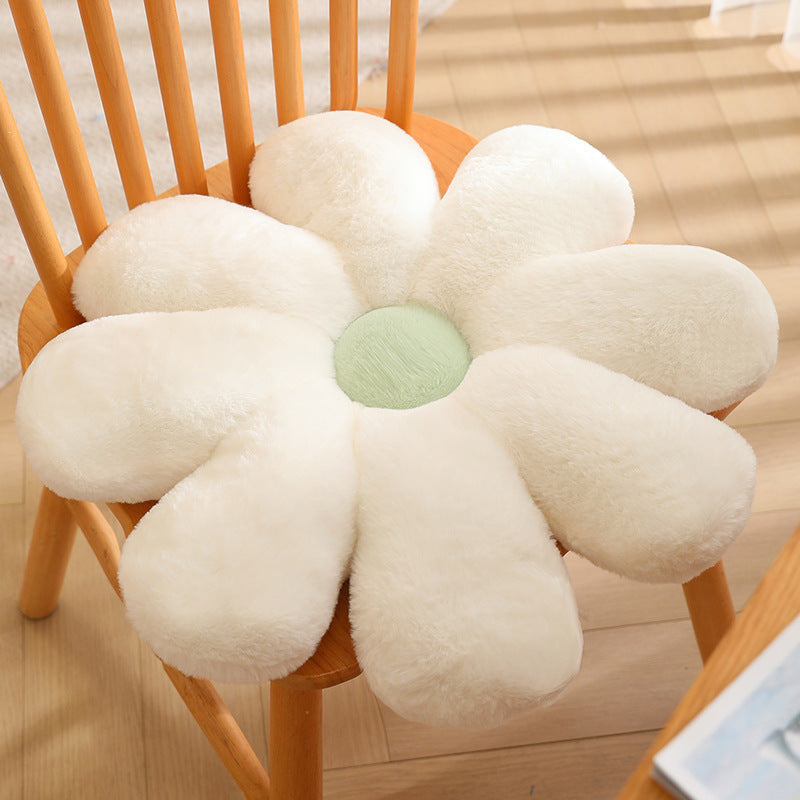 Plush seat cushion in flower shape Kalsten