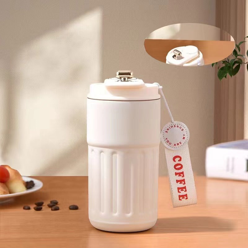 Unisex insulated coffee mug with practical lid Kalsten