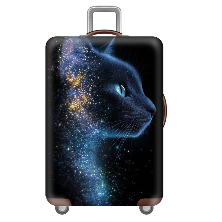 Unisex nano elastic suitcase cover with starry sky city motif, stretch protective cover for trolley luggage Kalsten