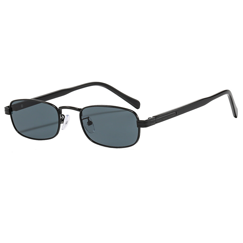 Ladies fashionable sunglasses with stylish metal frame and orange lenses Kalsten