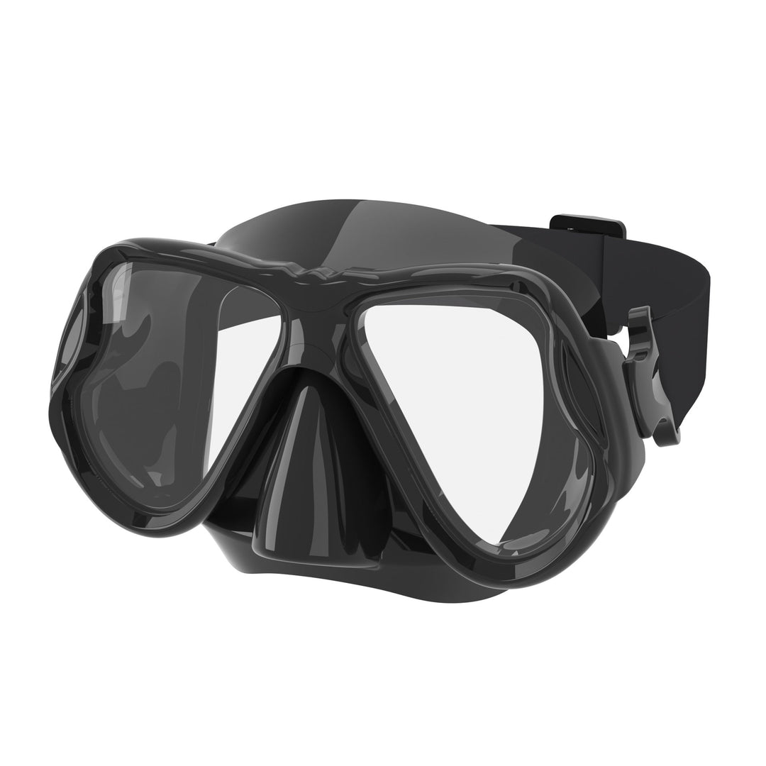 High-quality diving mask with flexible silicone rim and wide field of view Kalsten