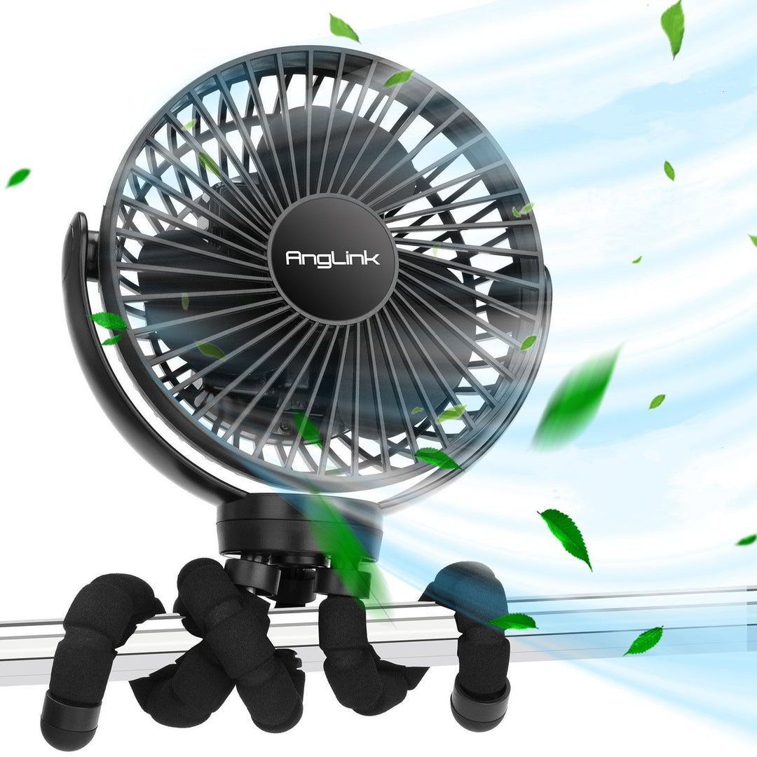 Unisex flexible mini fan with foldable holder Kalsten
