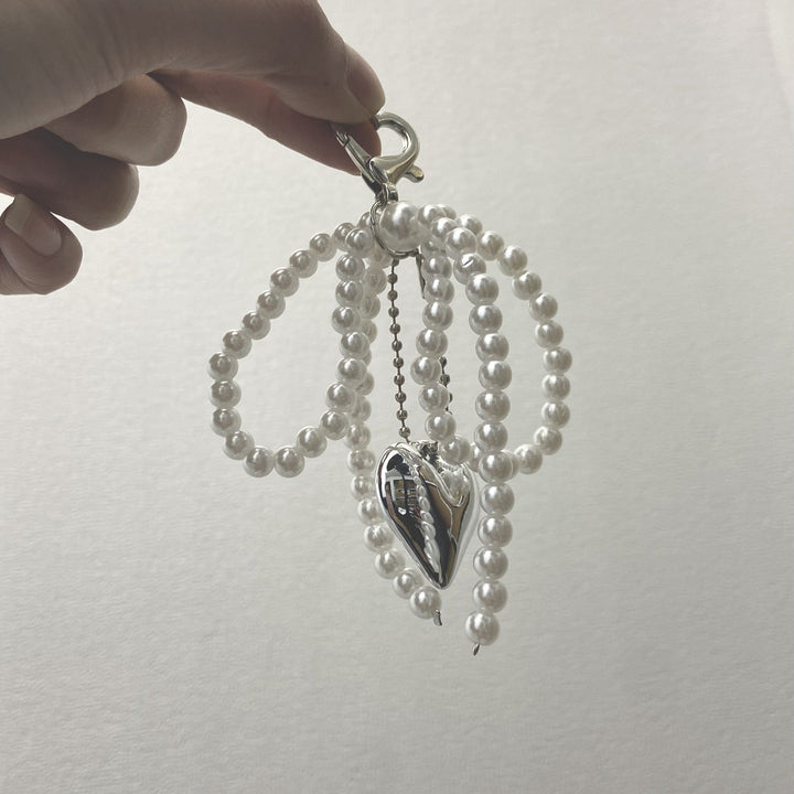 Elegant Pearl Bow Keychain Kalsten