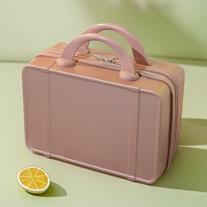 compact hard-shell cosmetic and travel vanity case with dual top handles Kalsten