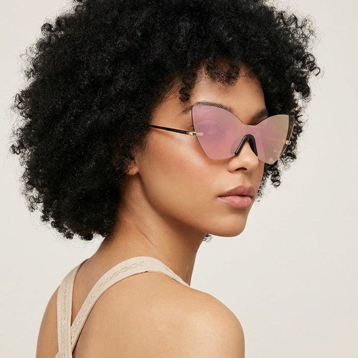 Women's extravagant Cat-Eye sunglasses with high-quality metal frame Kalsten