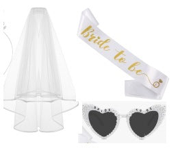 Women's Wedding Tiara and Veil Set Kalsten