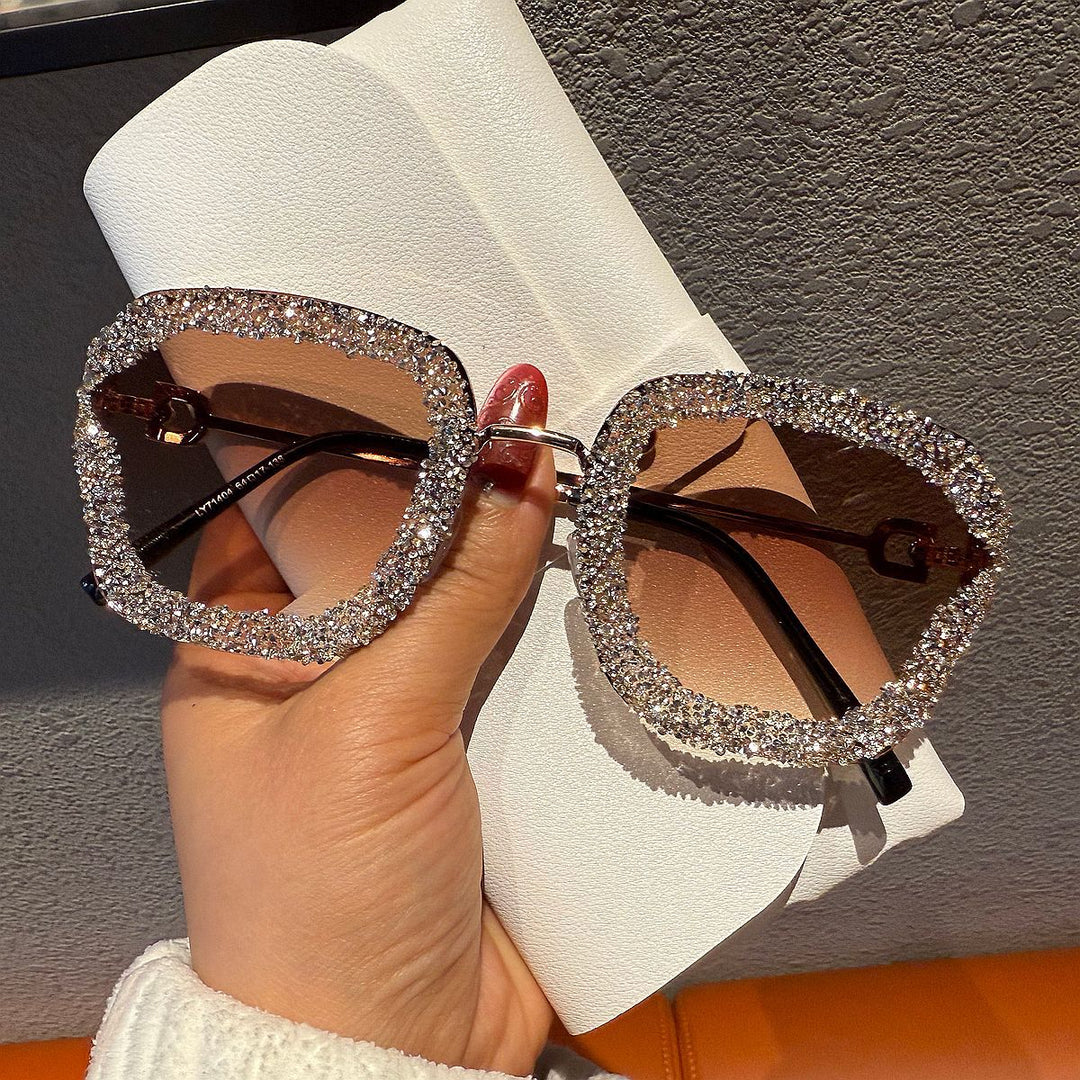 Women’s glamorous sunglasses with sparkling rhinestone embellishment Kalsten