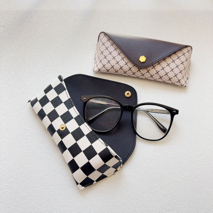 Checkered Pattern Eyewear Case Kalsten
