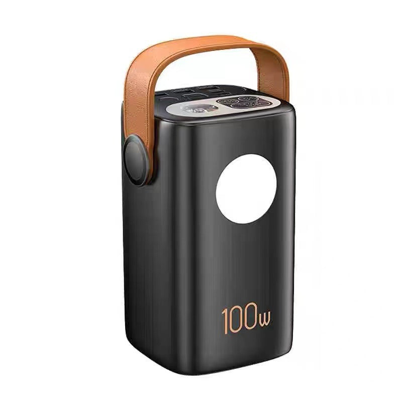 Portable power station with high power output and ergonomic carrying handle Kalsten
