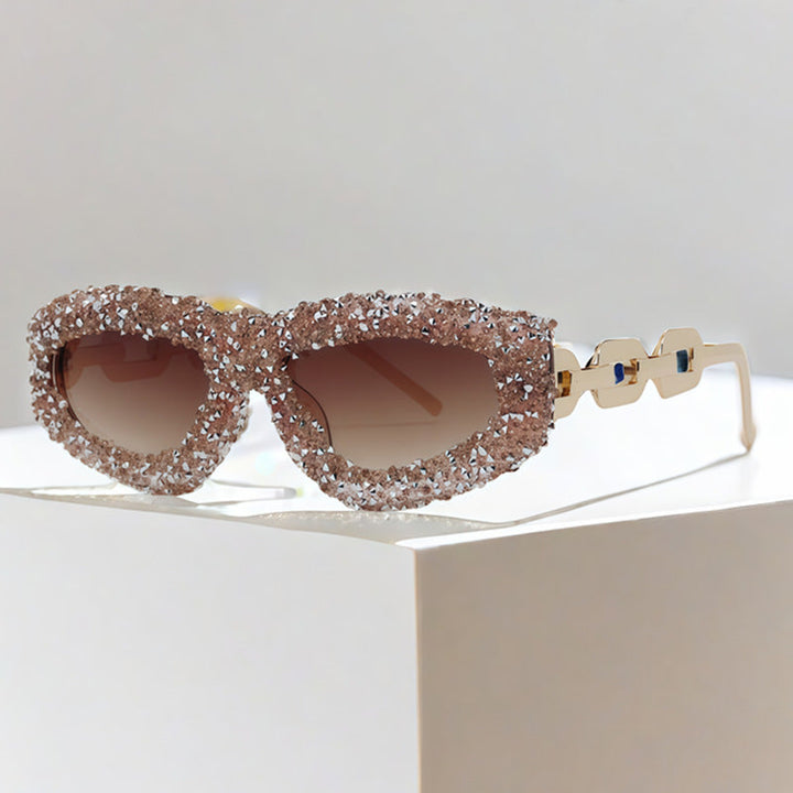 Ladies glamorous sunglasses with embellished frame Kalsten