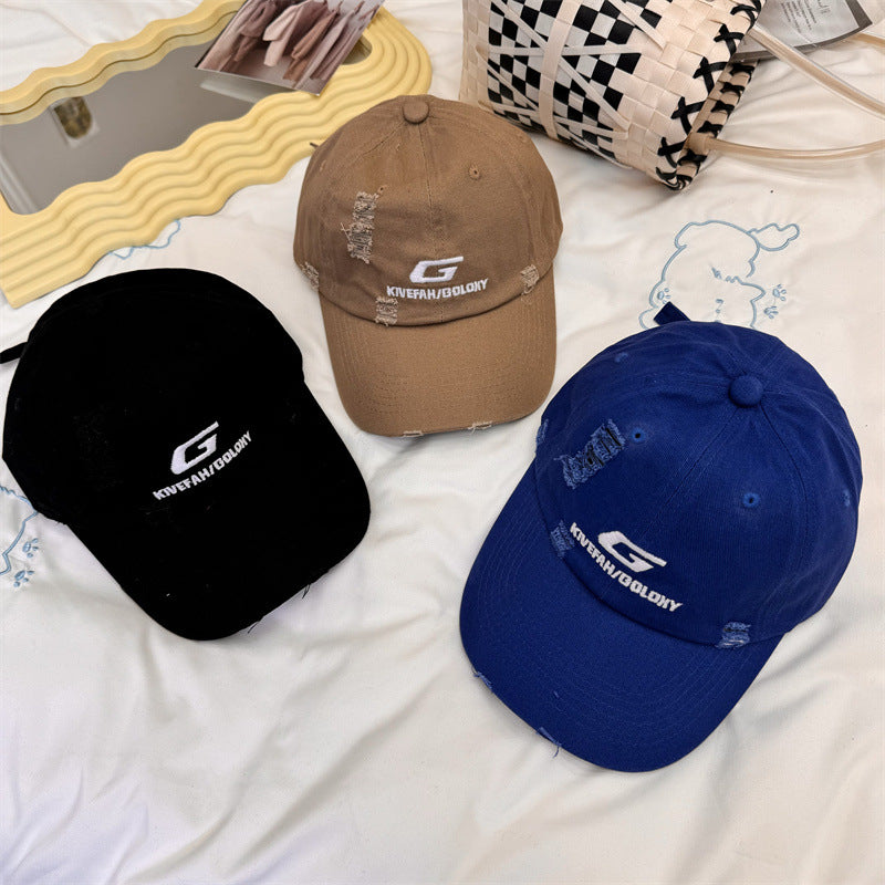 Men's Distressed Casual Baseball Cap Kalsten