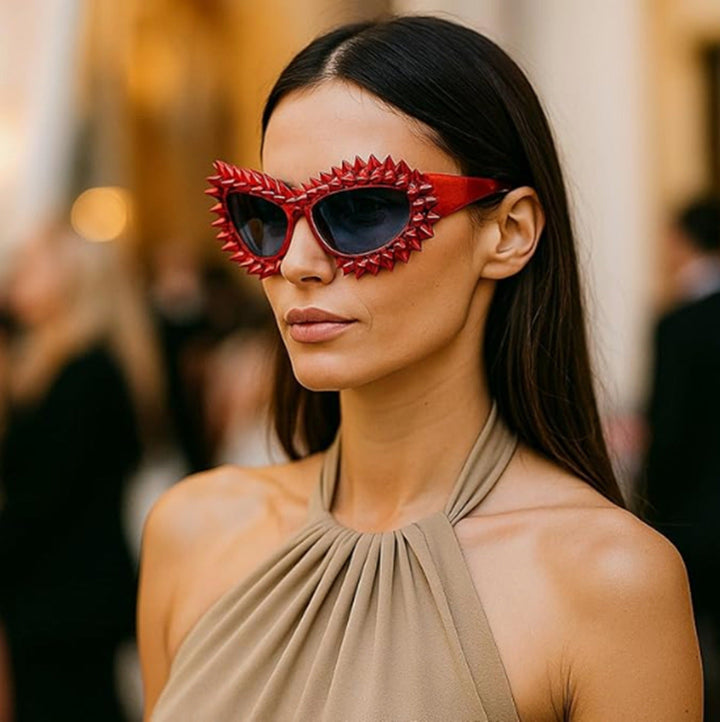 Women's statement sunglasses with creative stud accents Kalsten