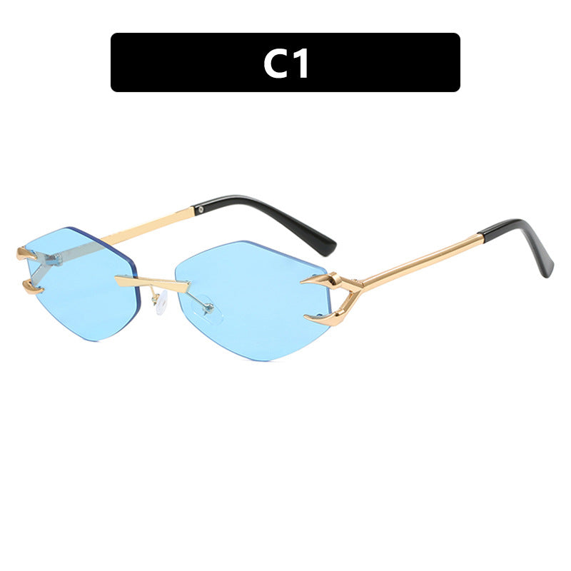 Women's extravagant hexagonal sunglasses with innovative frame and UV protection Kalsten
