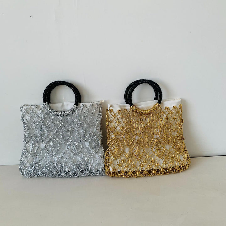 Stylish net handbag Kalsten