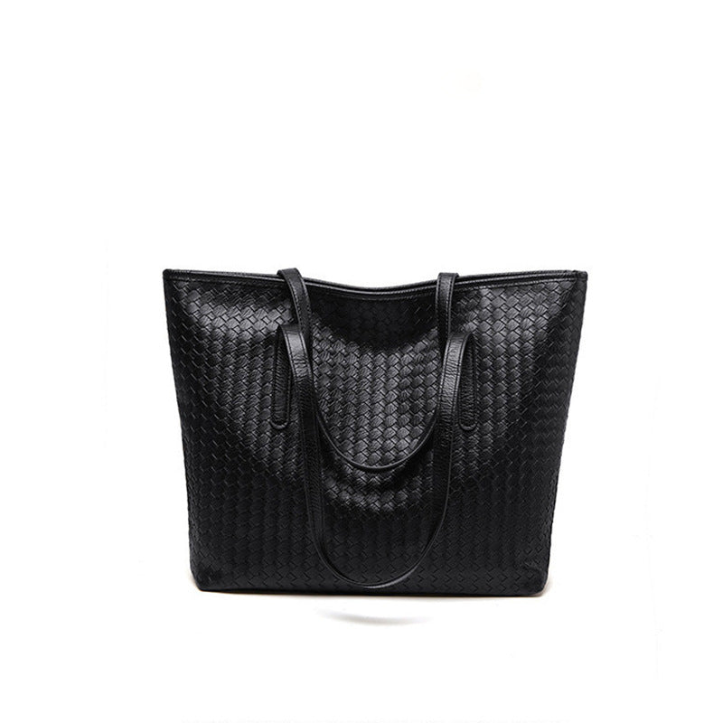 Woven Leather Tote Bag Kalsten