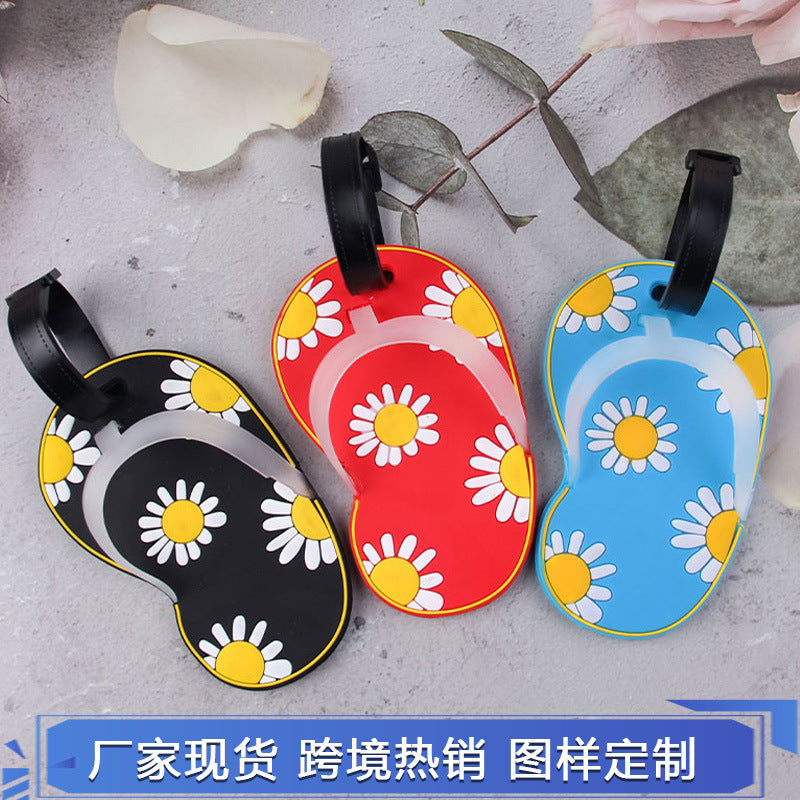 Fun Floral Flip-Flop Luggage Tag Kalsten