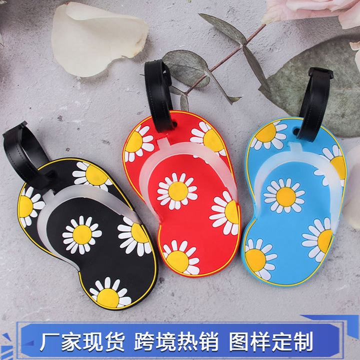 Fun Floral Flip-Flop Luggage Tag Kalsten