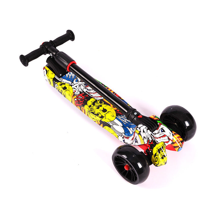 Colorful Graphic Kick Scooter Kalsten