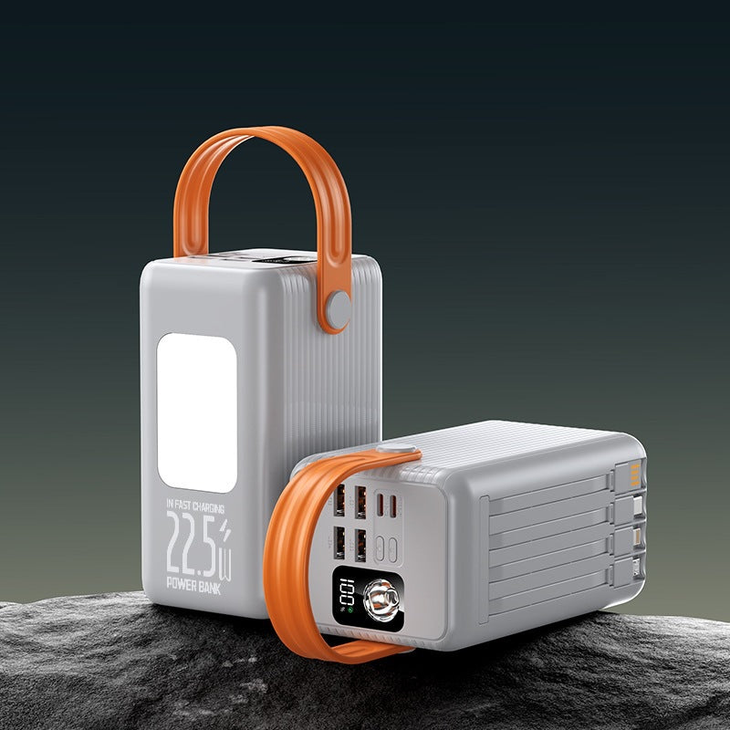 Portable power bank with fast charging function and integrated carrying handle Kalsten