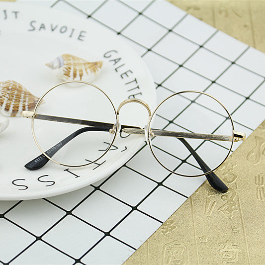 Women Round Glasses with Filigree Metal Frame Kalsten