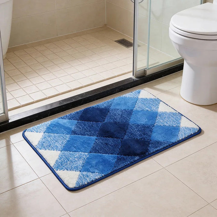 Soft Absorbent Wave Pattern Bath Mat Kalsten