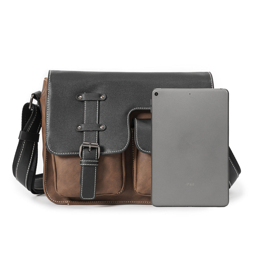 Robust shoulder bag with multiple external pockets Kalsten