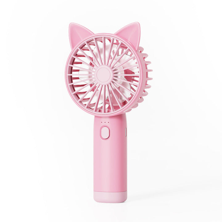 Women's Portable Cat Ears Handheld Fan Kalsten