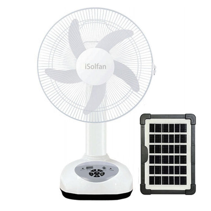 Ladies Solar-Powered Stand Fan with Smart Control and Multiple Speed Modes Kalsten