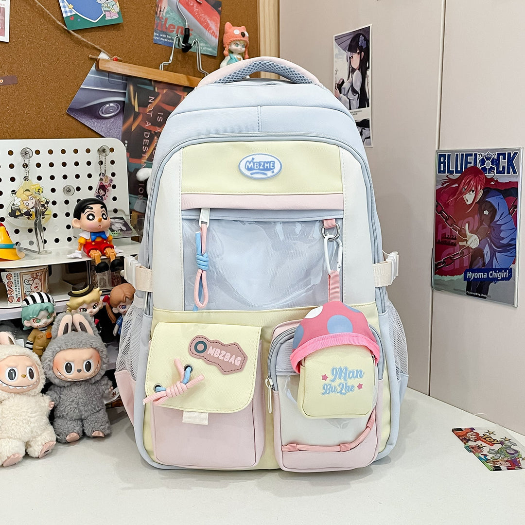 Multi-Pocket Casual School Backpack