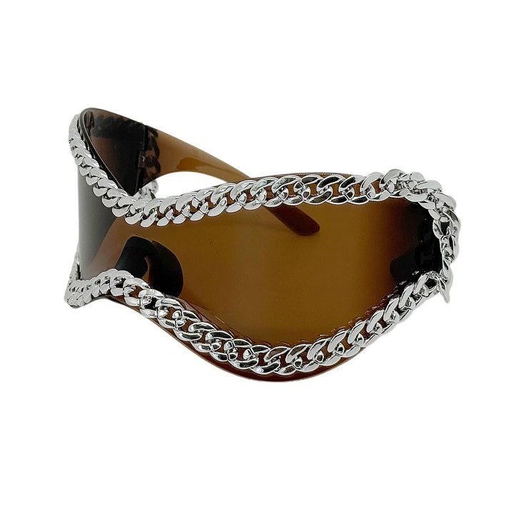 Women's fashionable sunglasses with chain frame Kalsten