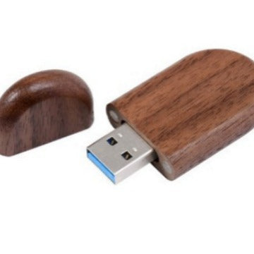 Eco-Conscious Bamboo USB Storage Drive Kalsten