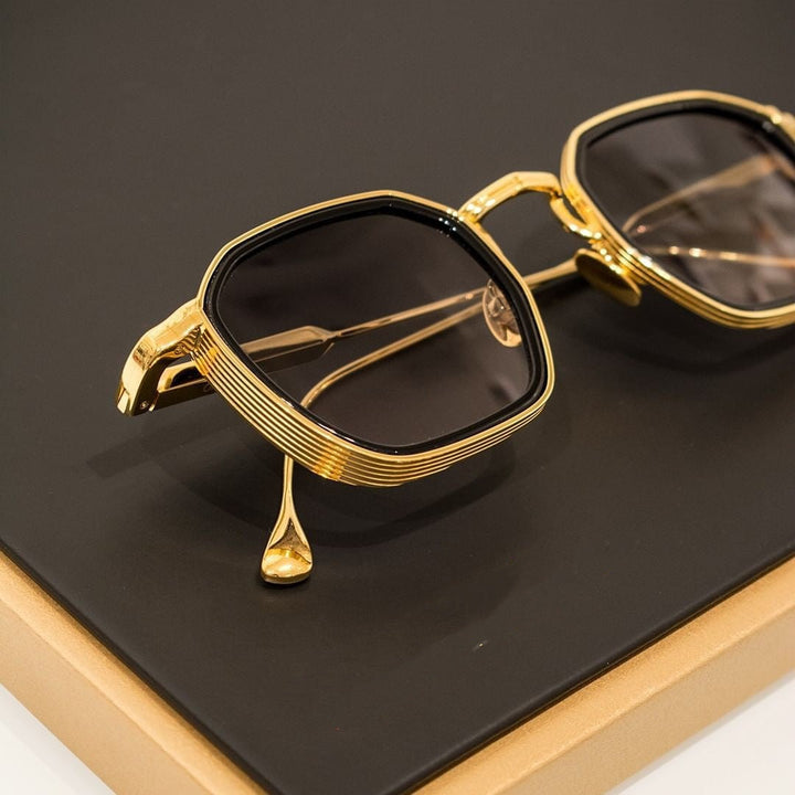 Ladies stylish sunglasses in modern octagonal design with high-quality polarized lenses Kalsten