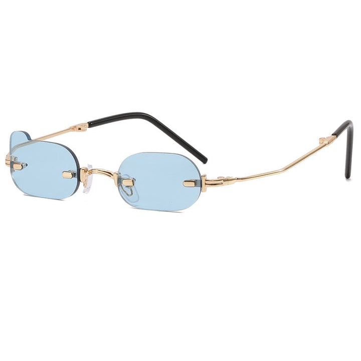 Ladies exclusive fashionable sunglasses with shiny metal frame Kalsten