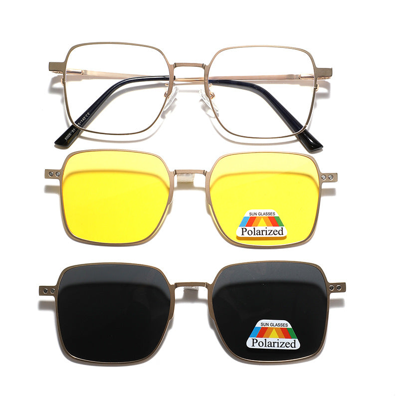 Women's versatile, fashionable sunglasses with interchangeable polarizing lenses Kalsten