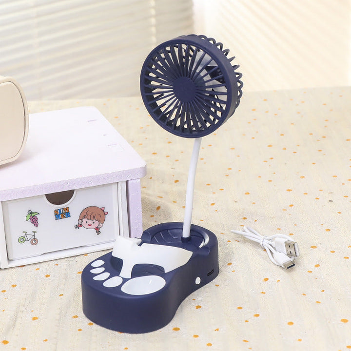 Women's portable battery fan with flexible holder Kalsten
