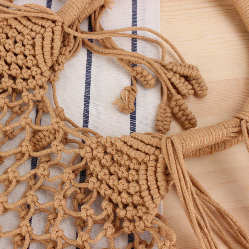 Macrame Tote Bag with Inner Pocket Kalsten