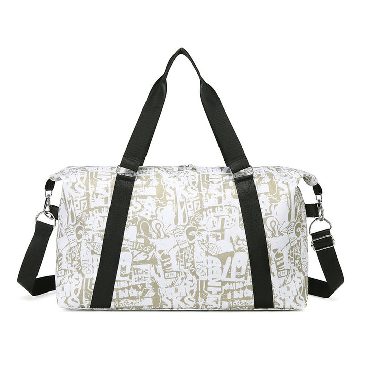 Graphic Patterned Sports Duffel Bag Kalsten