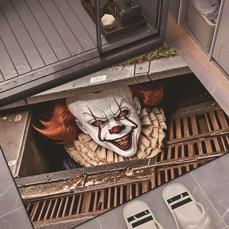 Scary Horror-Themed Floor Mat Acalora