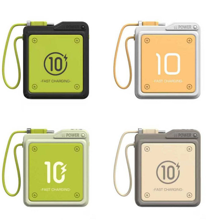Compact fast charging power bank with digital charge level display Kalsten