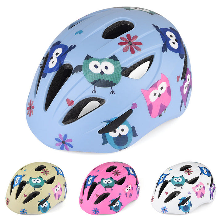 Children's Cute Animal Print Bicycle Helmet Kalsten
