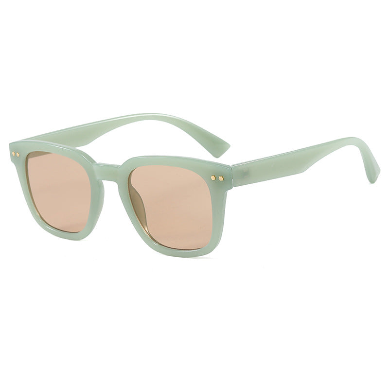 Women's Square Sunglasses with Modern Transparent Frame and UV Protection Kalsten