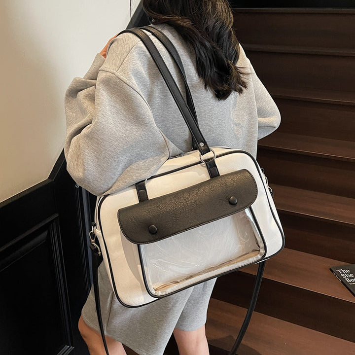 Elegant shoulder bag with multifunctional compartments Kalsten