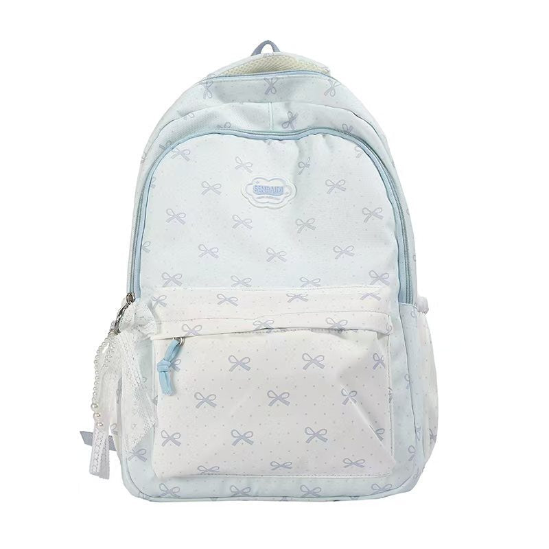 Cute Bow Pattern School Backpack Kalsten