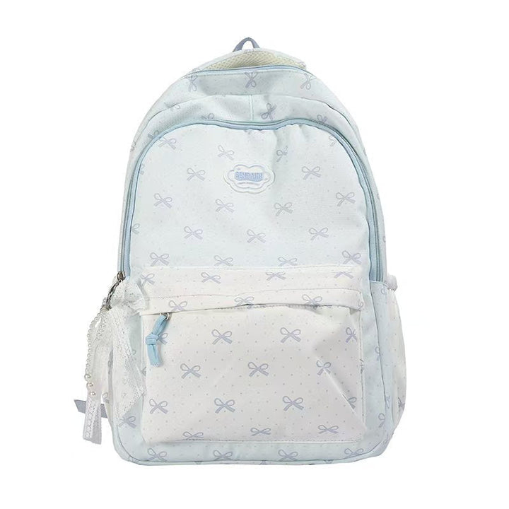 Cute Bow Pattern School Backpack Kalsten
