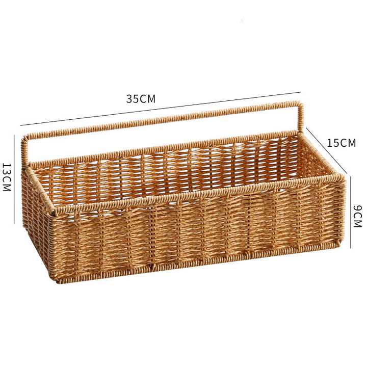 Unisex storage basket with practical carrying handle Kalsten