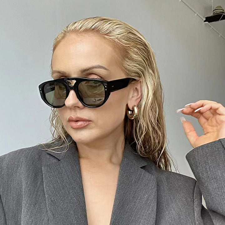 Women's oversized sunglasses with modern, textured frame Kalsten